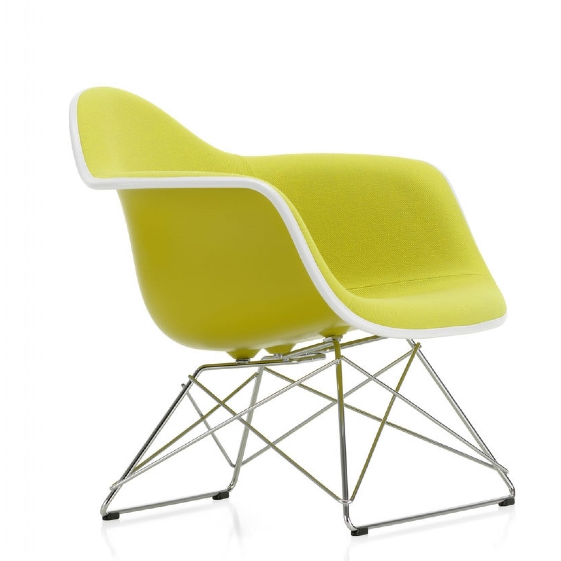 Eames Plastic Arm Chair LAR Chair Fully upholstered Vitra