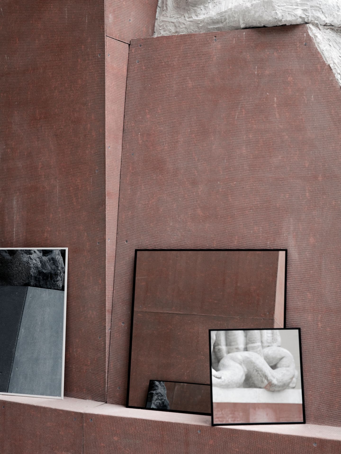 View wall mirror black By Lassen