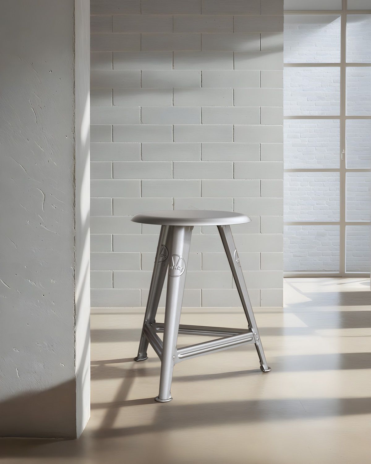 Just Steel Stool Bauhaus Dessau 100 Edition Rowac LIMITED EDITION