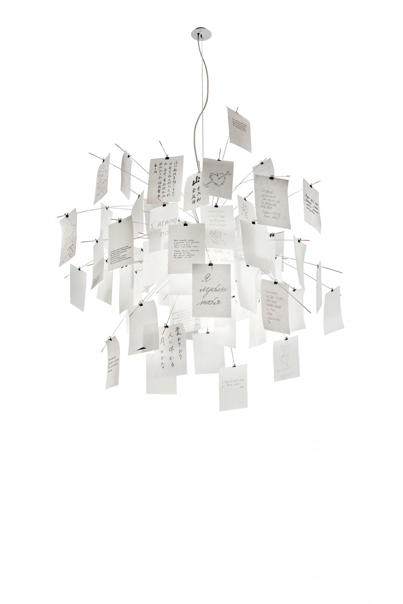 Fahrenheit hetzelfde koppeling Zettel´z 5 pendant lamp Ingo Maurer | INGO MAURER 1150000