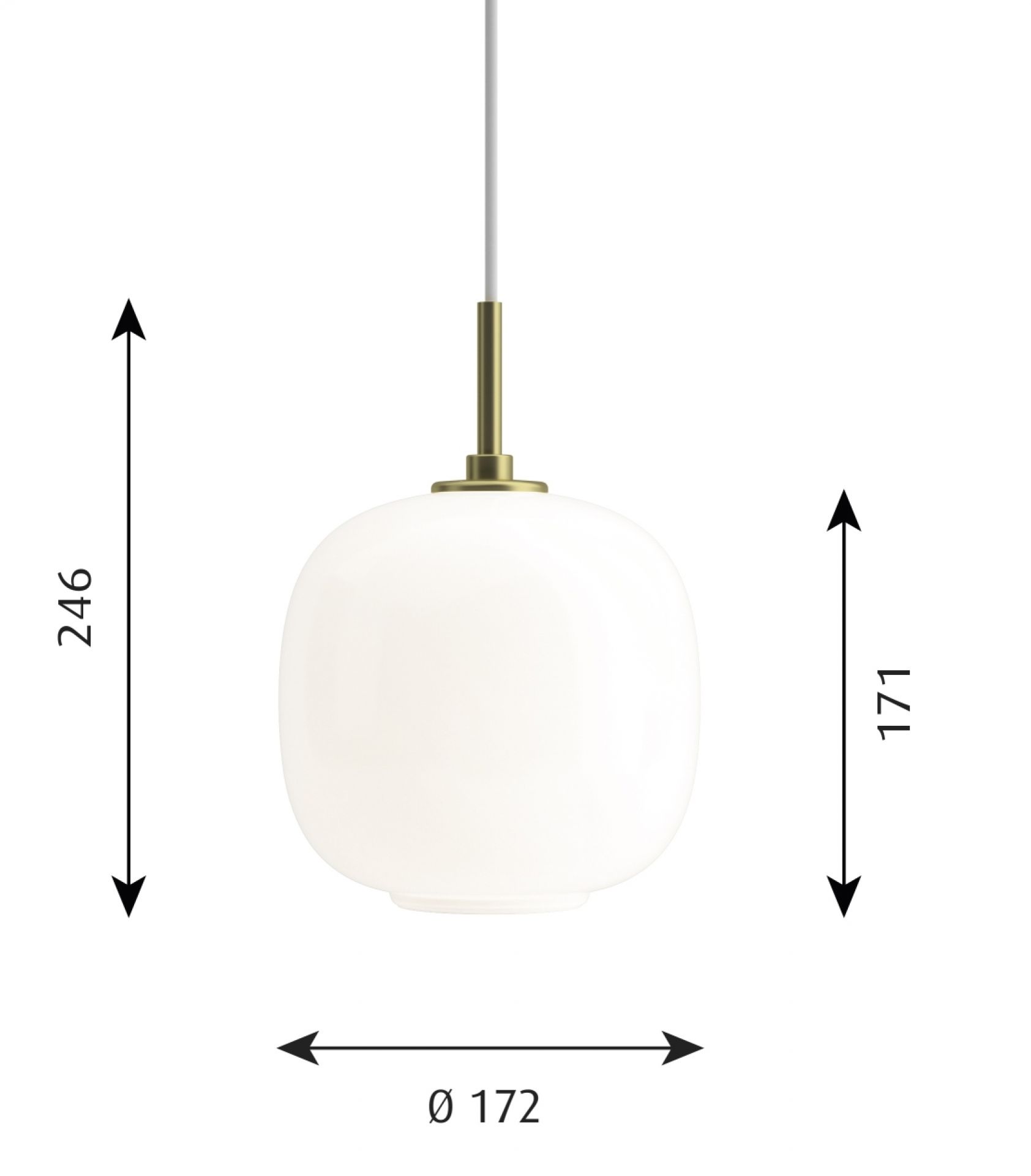 VL45 Radiohus pendant Ø 17,5 cm Louis Poulsen