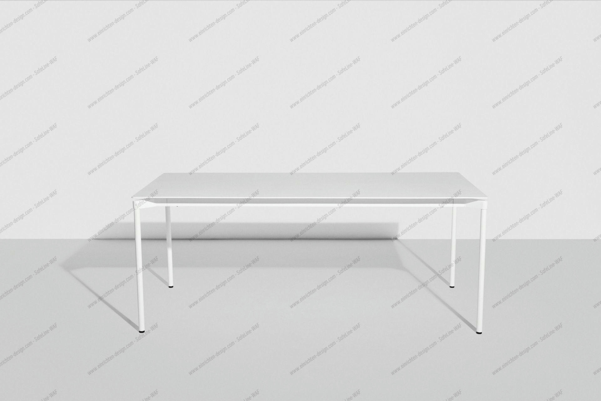 Fromme Dining Table Rectangular Dining Table Petite Friture White