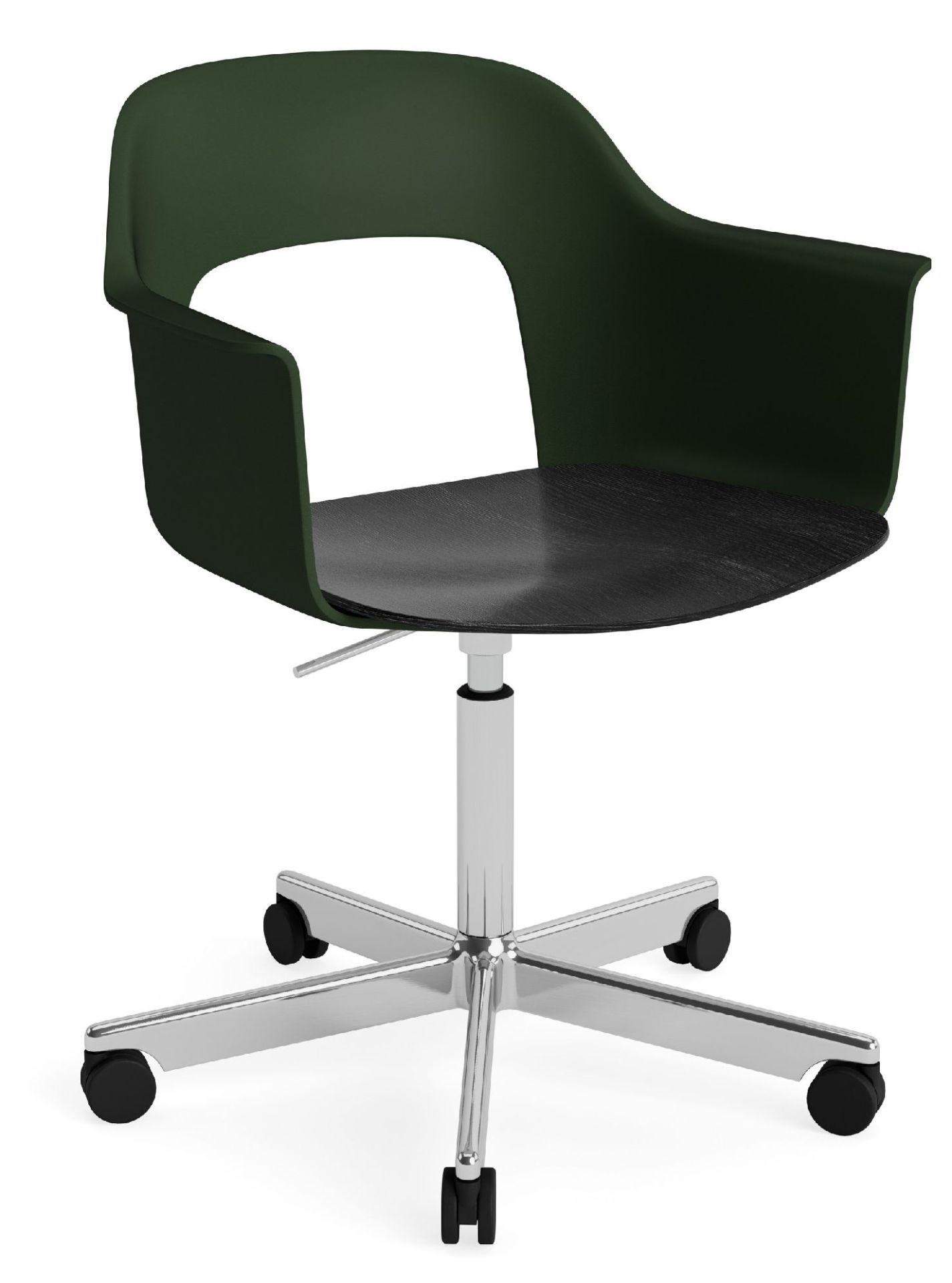 Layout Armchair 242 Armchair 4-star base gas lift with swivel function Hay