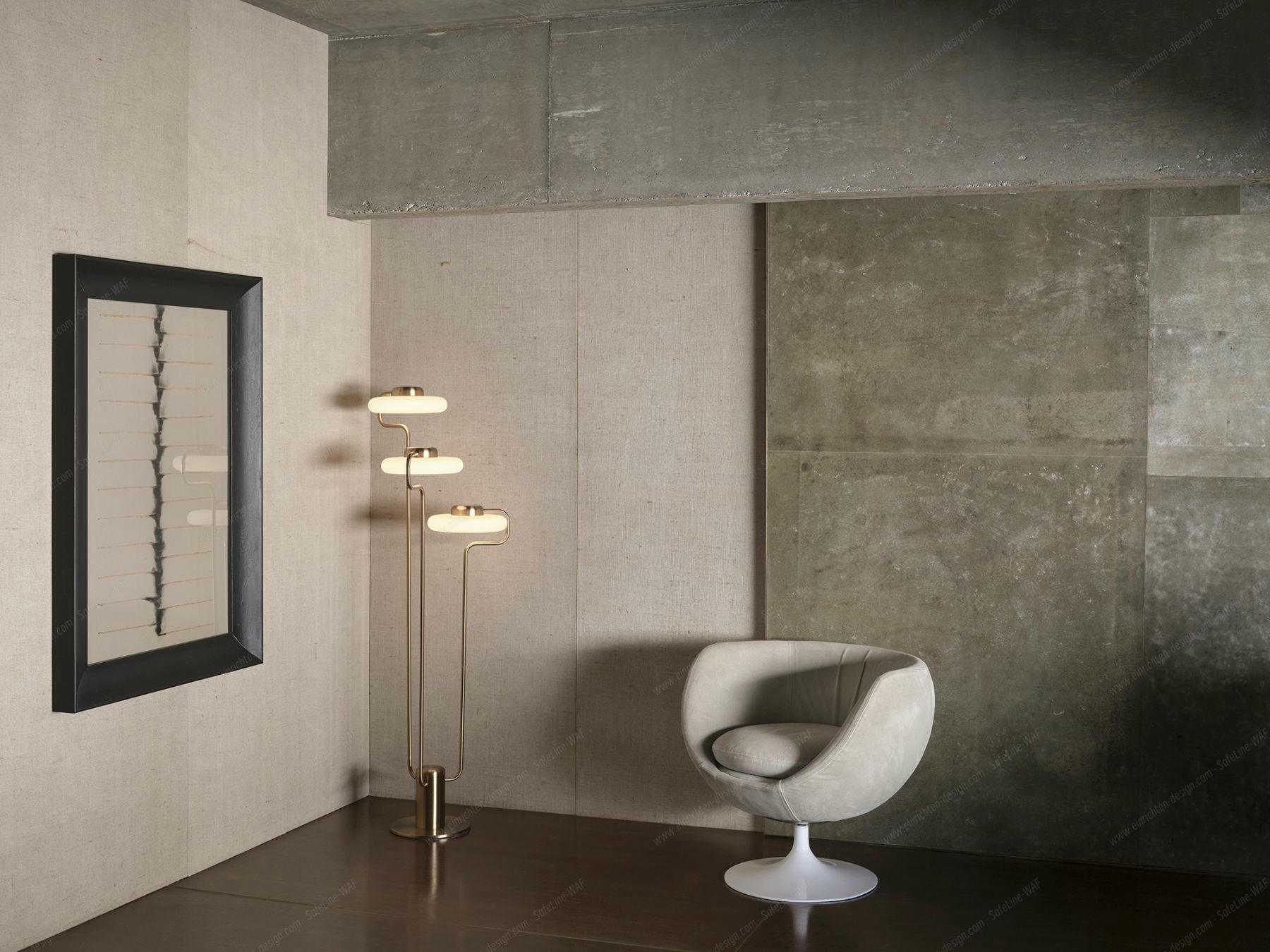 Tratto Floor lamp black Kdln
