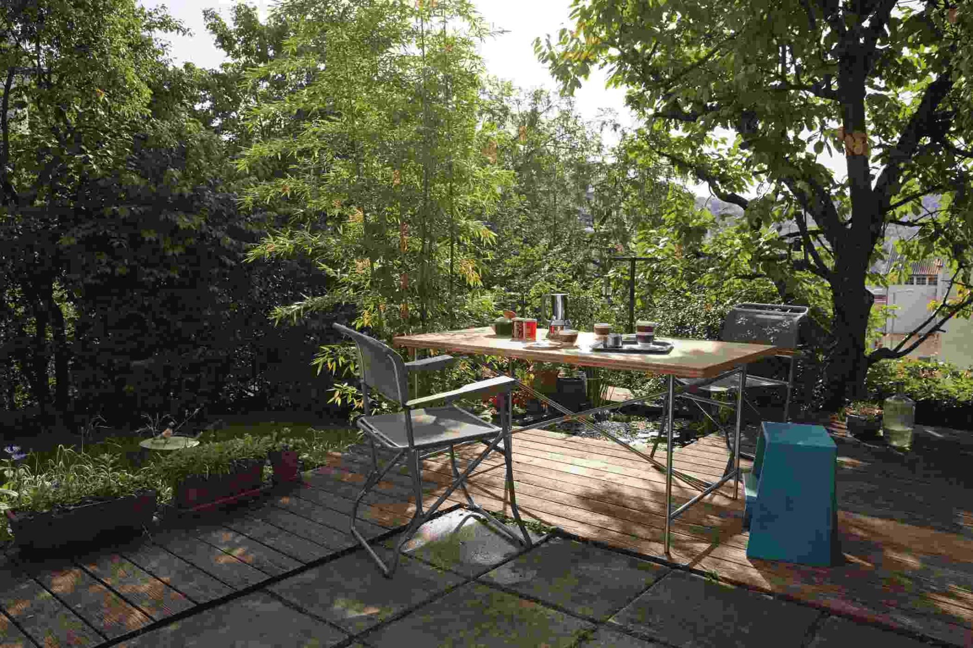 Eiermann 2 dining table indoor / outdoor complete Richard Lampert  