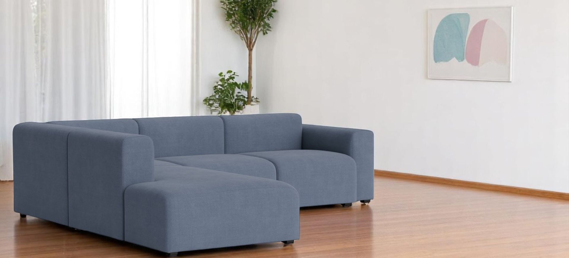 Mags Sofa Corner Combination 2 Low Armrest with armrest left Hay 