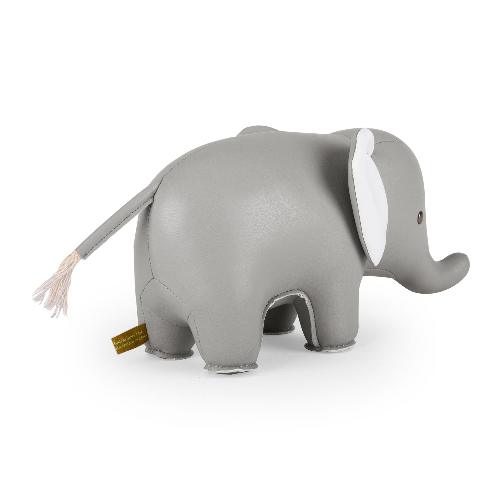 Bookend Classic Elephant Grey/White Züny