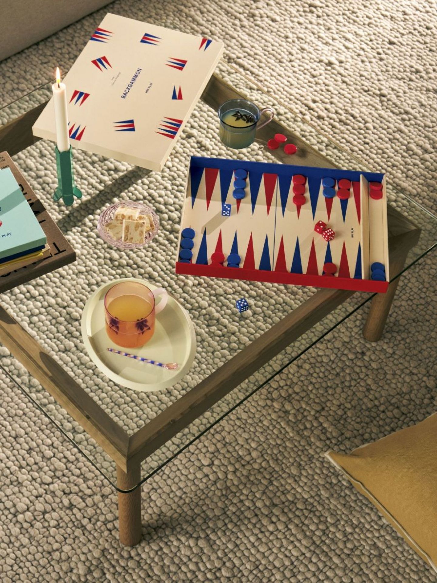Play Backgammon Off-white Hay SINGLE PIECES