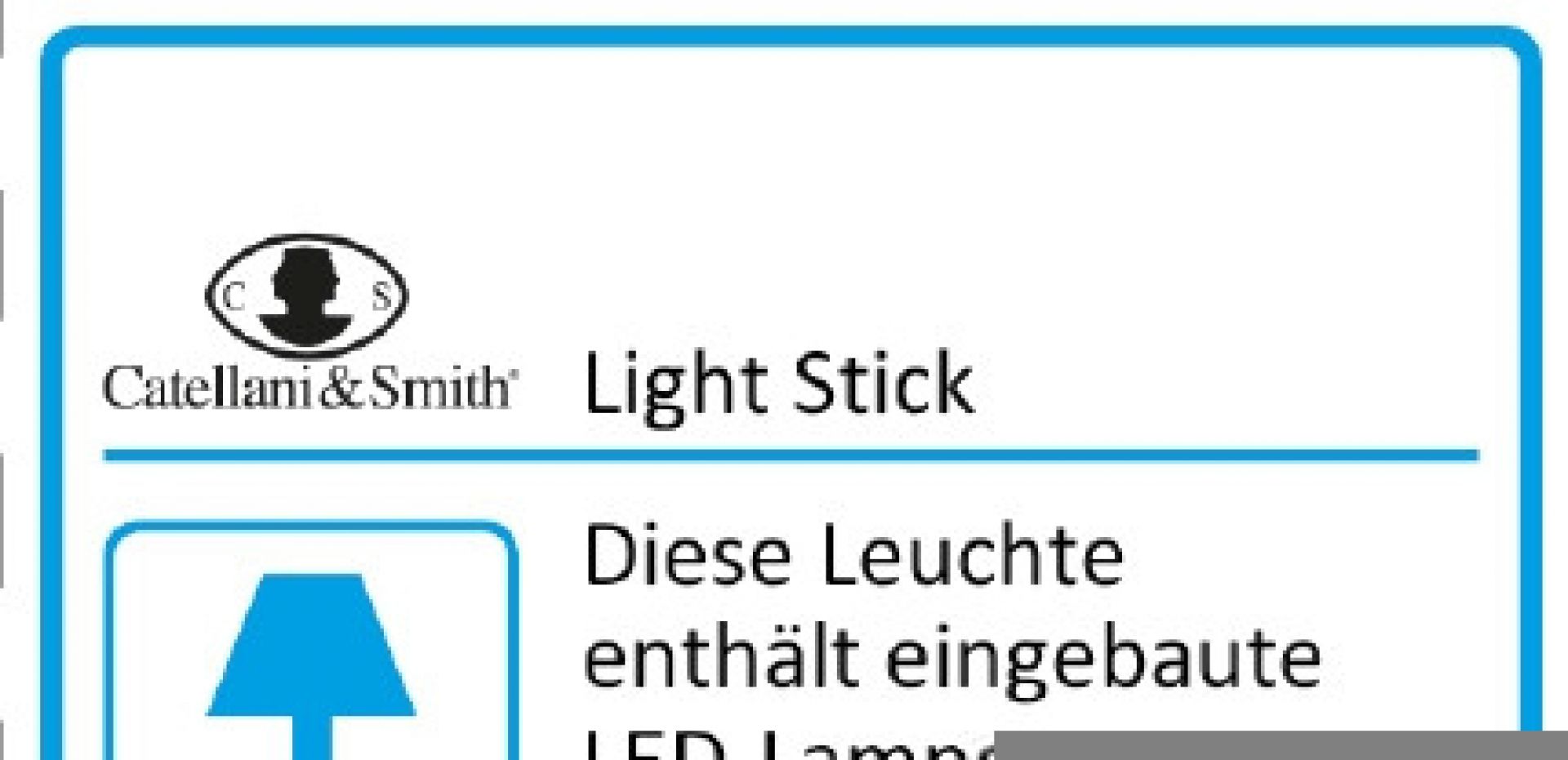 Light Stick floor lamp Catellani & Smith