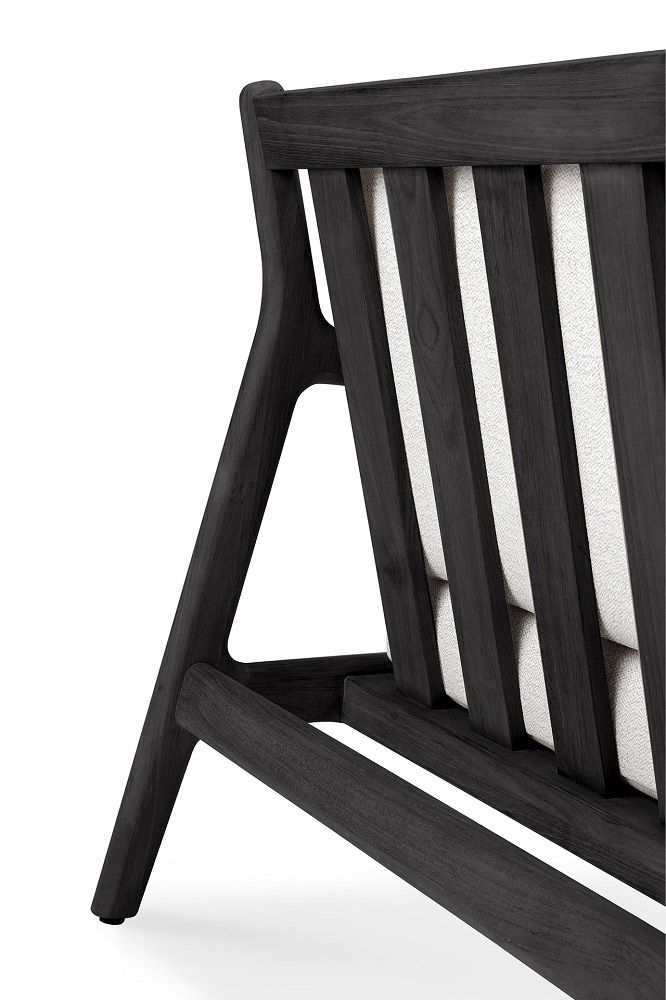 Jack Outdoor 2/ 3 Seater Sofa Teak Black Lacquered Ethnicraft 