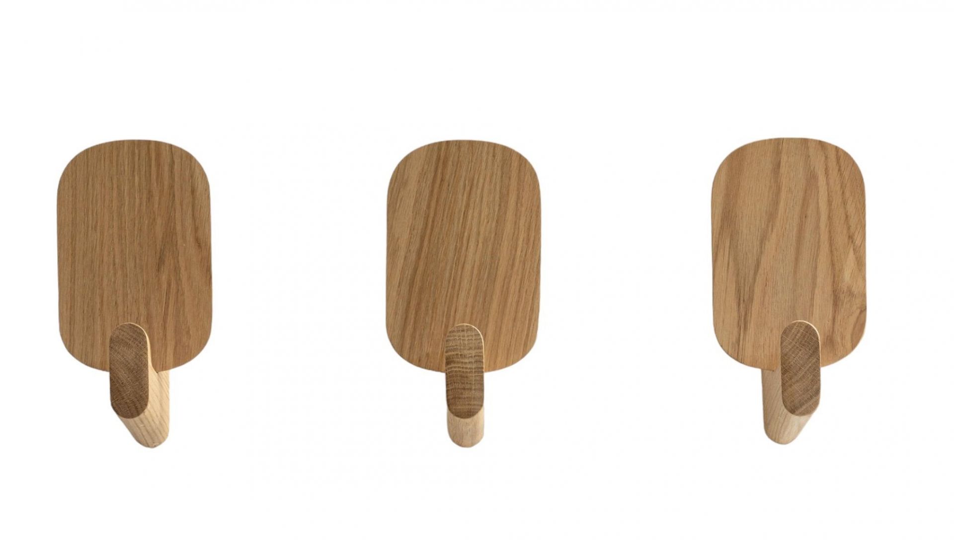 Ad Hook Wall hook  Set of 3 solid wood Zeitraum