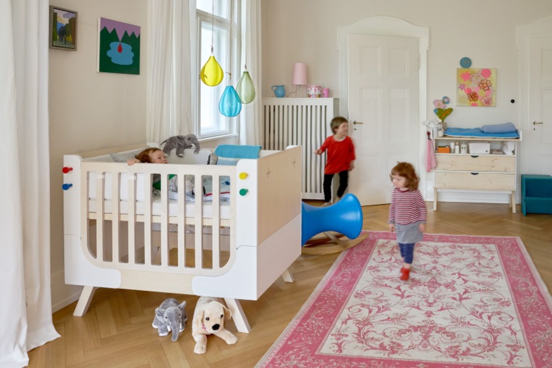 Nest insert white for Famille Garage baby bed / children's bed Richard Lampert
