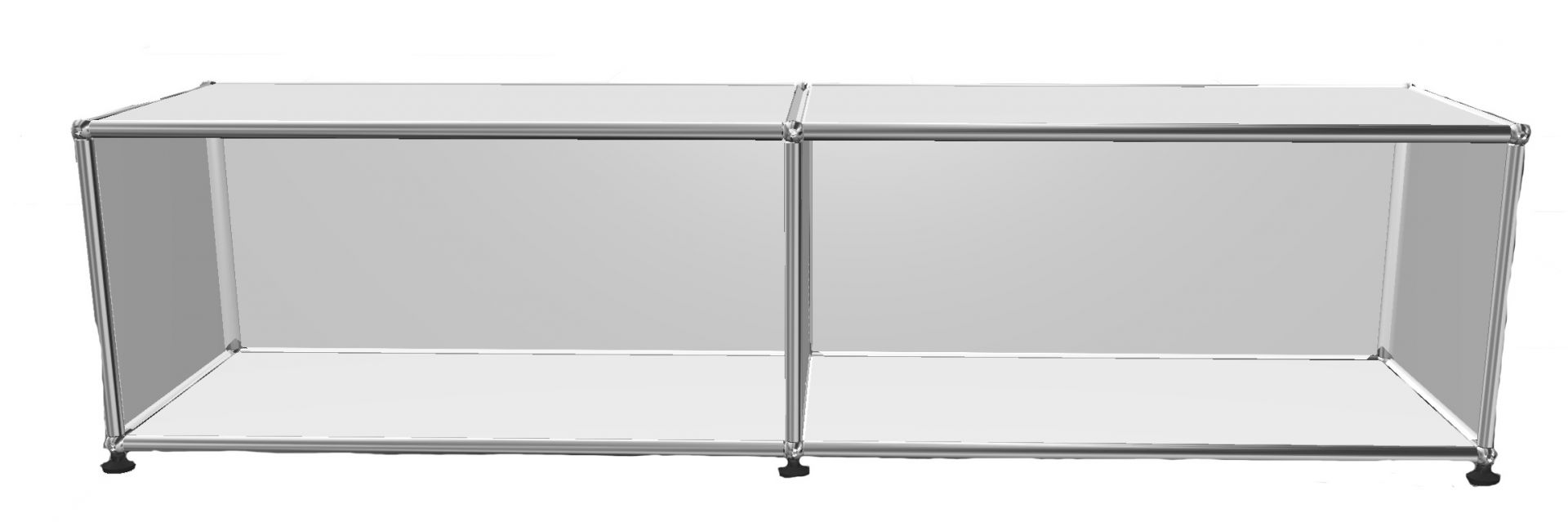 USM Haller Lowboard W 150 cm Open Pure white - FAST DELIVERY    