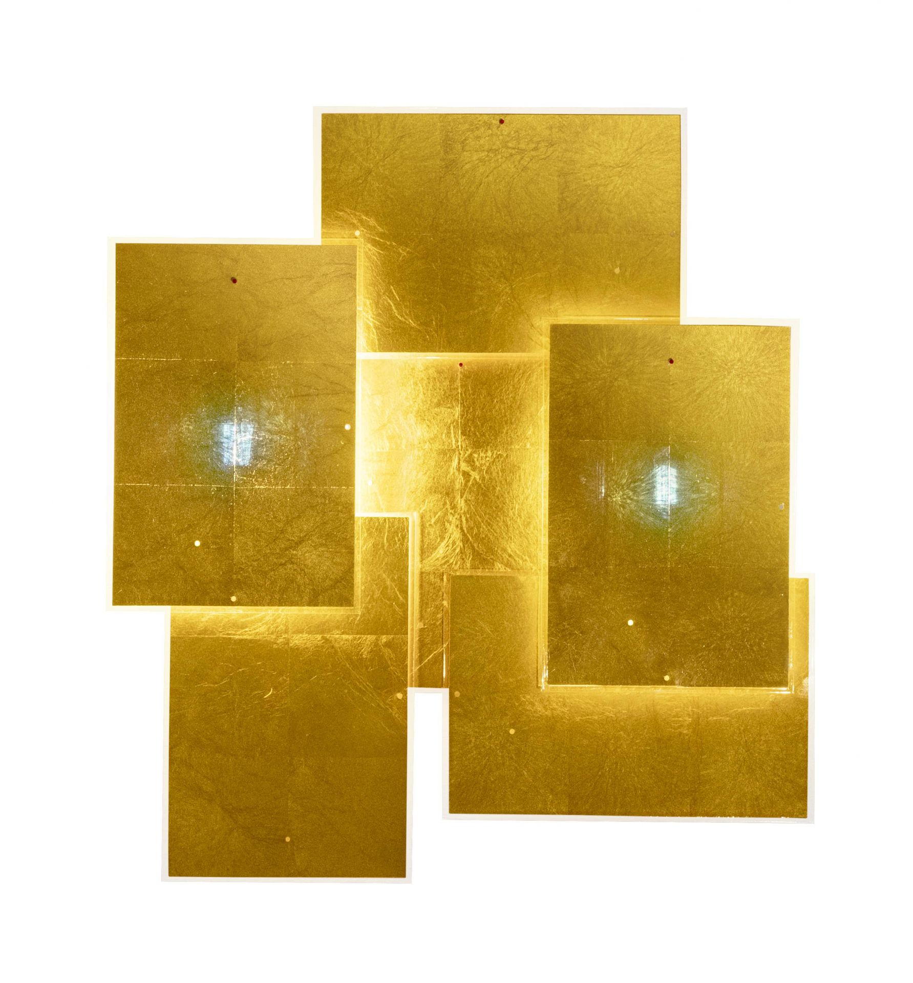 24 Carat Blue Flat Wall Lamp Ingo Maurer 