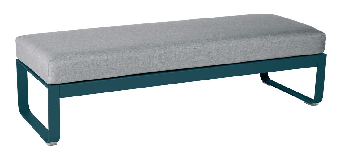 Bellevie 2-Seater Upholstered Stool Outdoor Fermob 