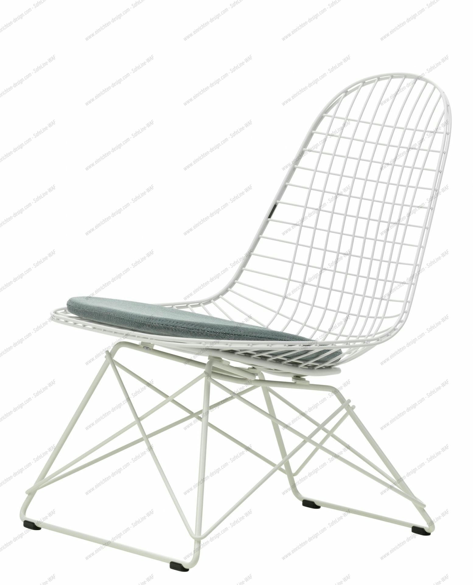 LKR-5 Wire Chair Chair with Seat Cushion Vitra