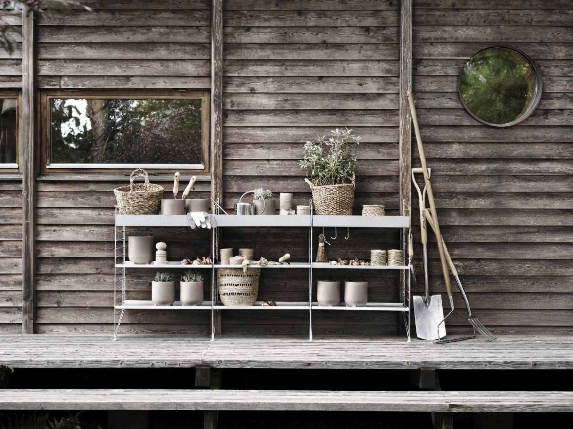 String Outdoor Floor Shelf System A String Furniture