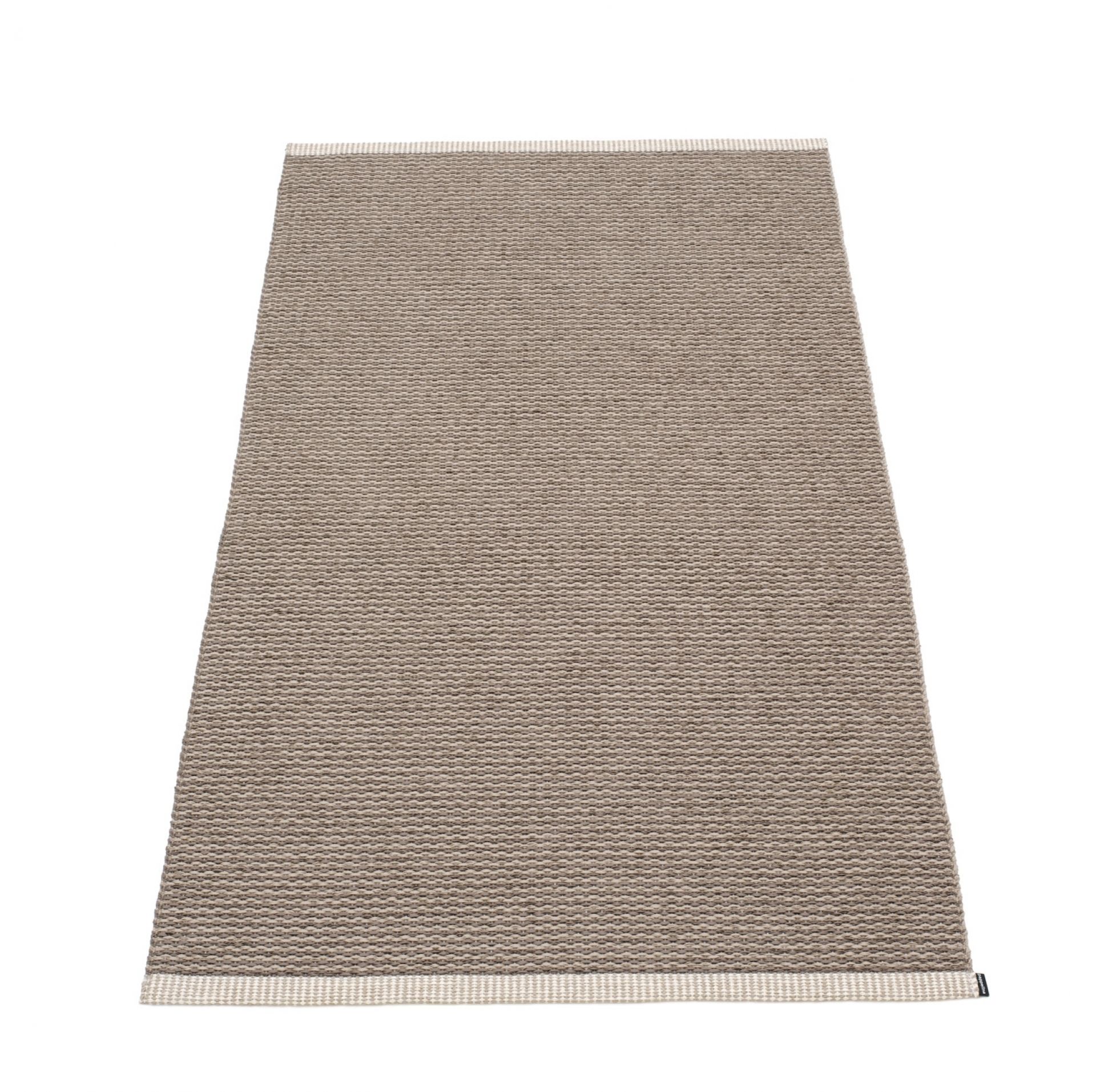 Mono Plastic Carpet 85x260 Pappelina Mud