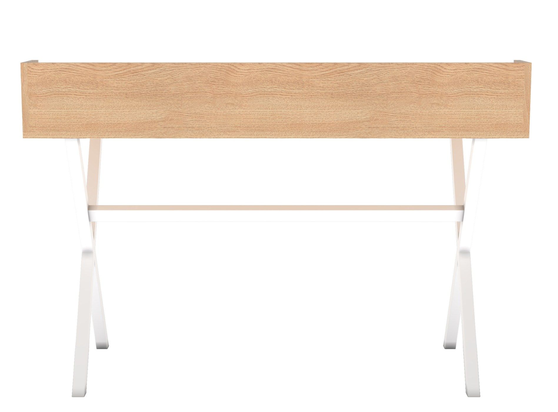 Hyppolite Secretary White Frame Hartô