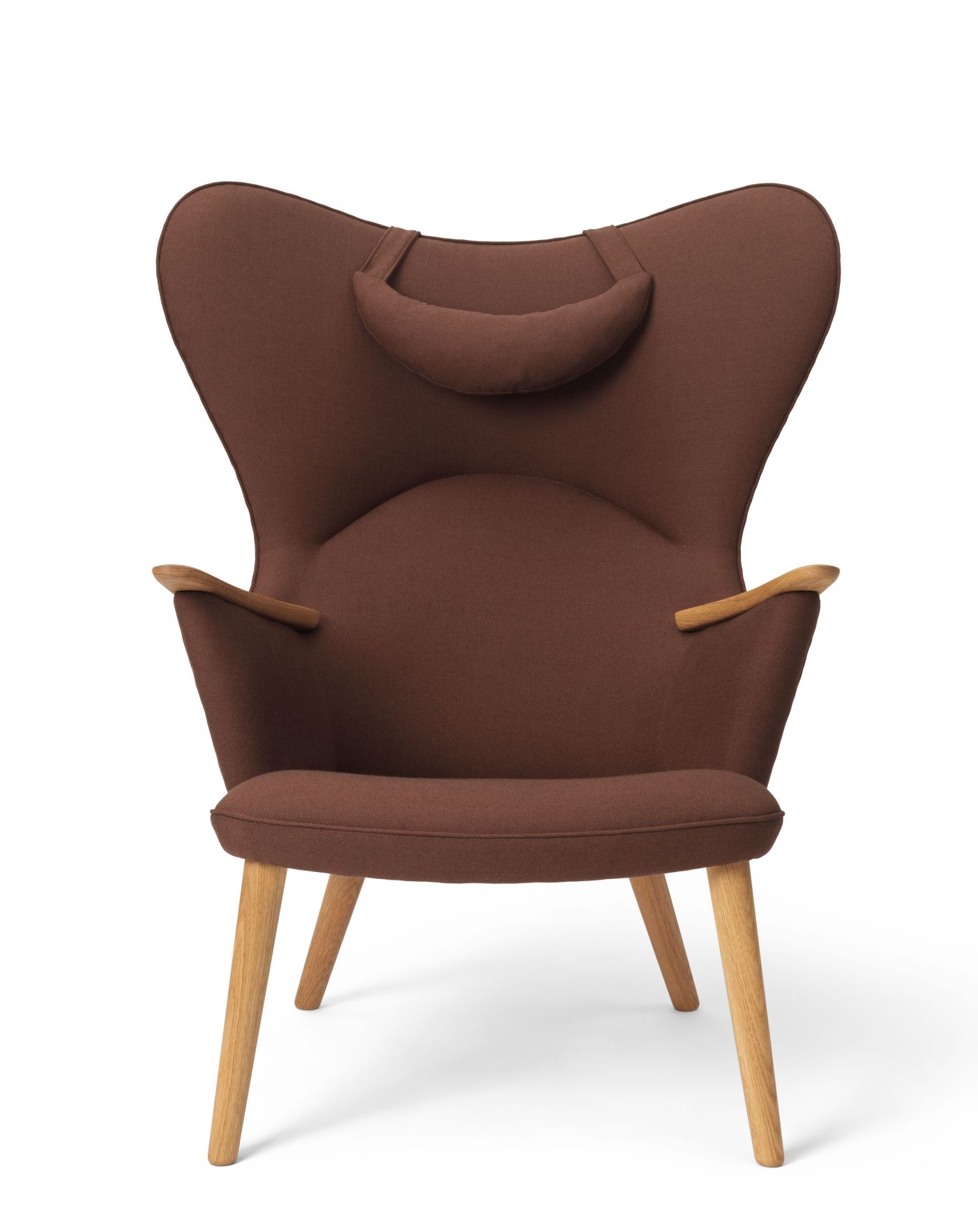 CH78 Umber Mama Bear armchair Carl Hansen & Søn LIMITED ACTION MODEL With cushion - red