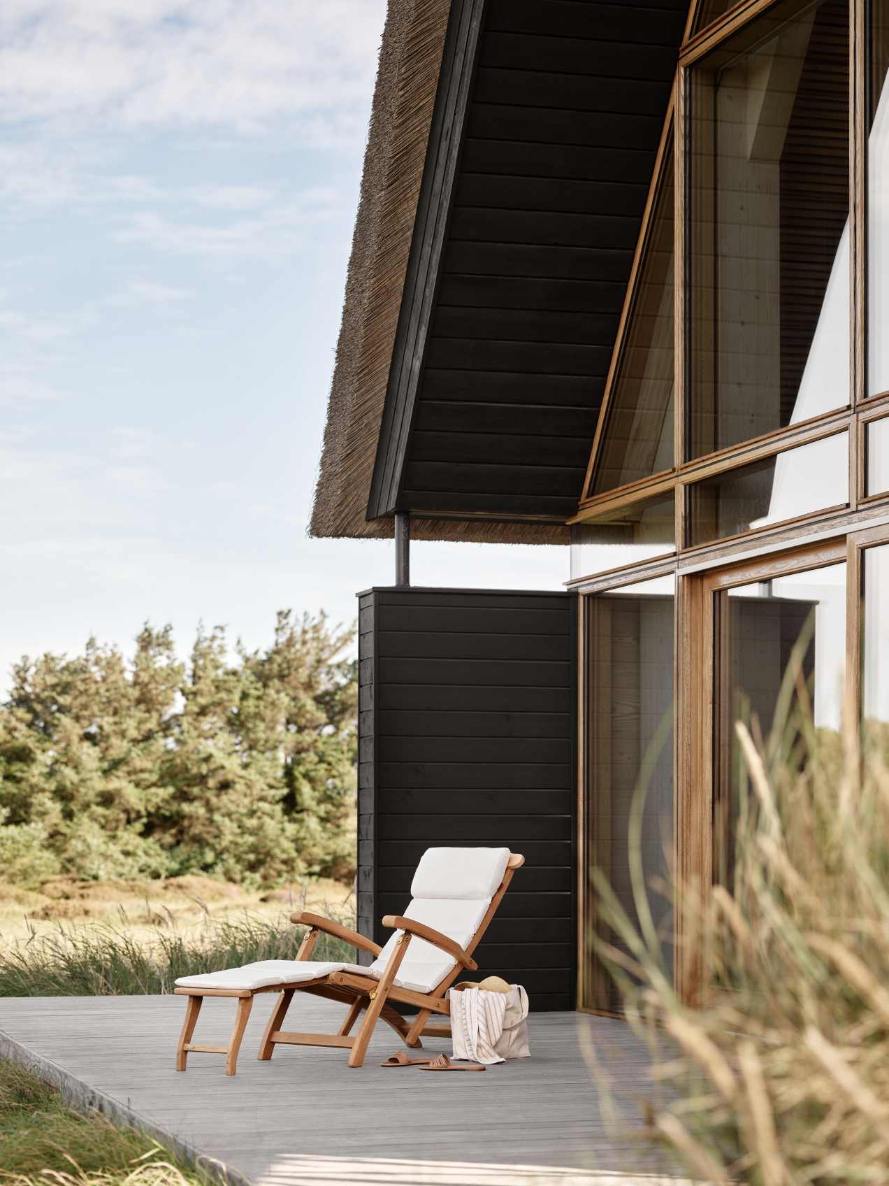 Barrier deckchair cushion for Steamer Deck Chair Outdoor Skagerak by Fritz Hansen