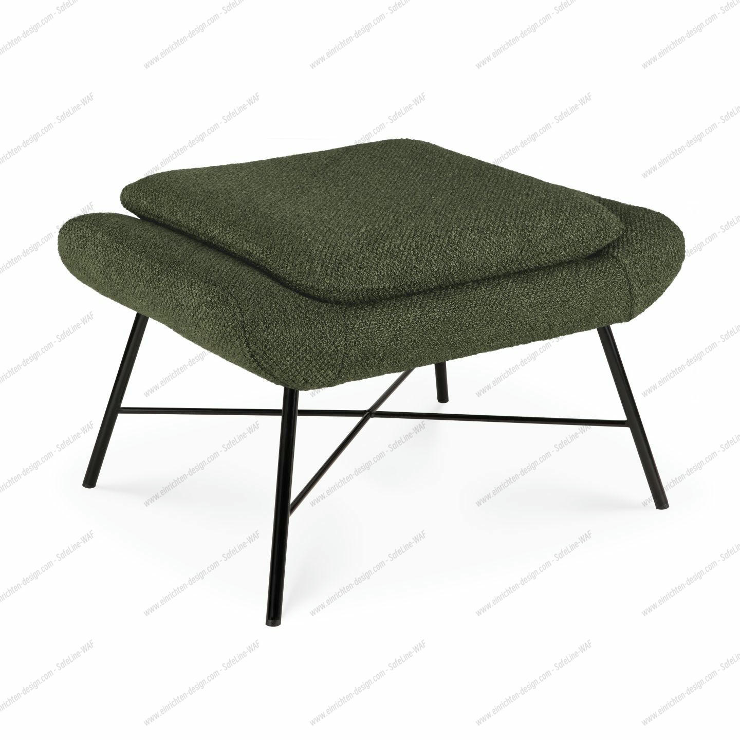 Barrow Footstool Pine Green Ethnicraft