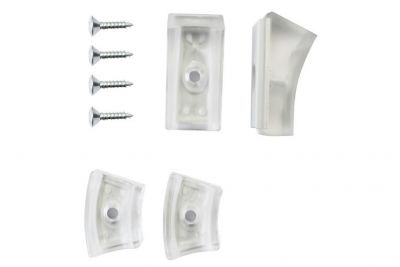 Slides for cantilever chairs Thonet Teflon Slides transparent