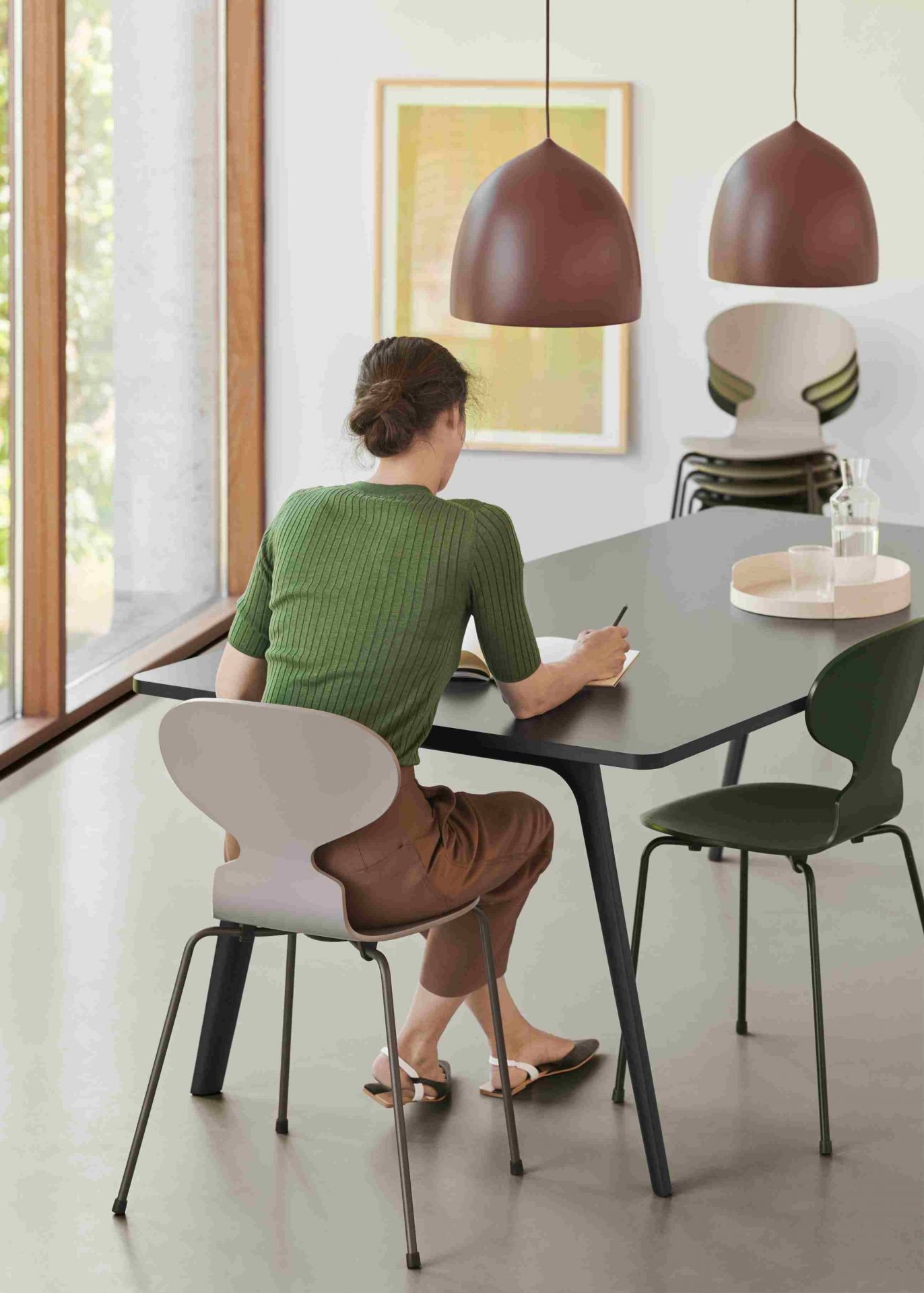 The Ant Chair 3101 4-leg frame Fritz Hansen 