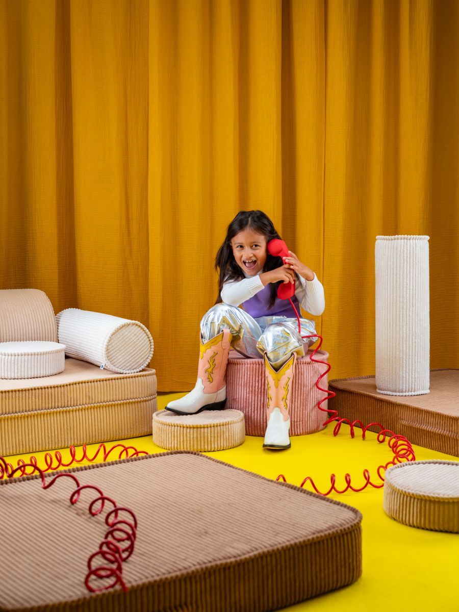 Children's play sofa wide cord Wigiwama