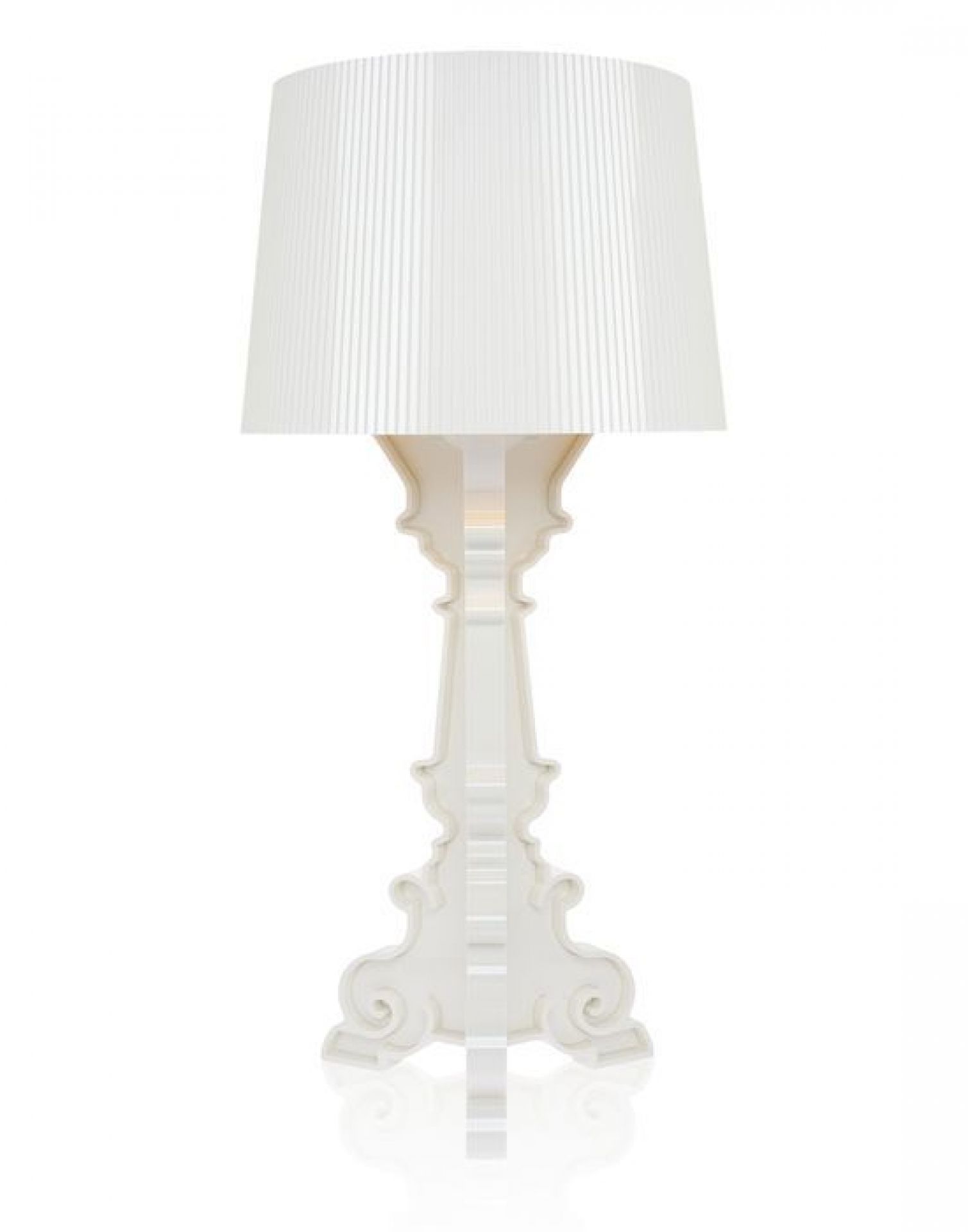 Bourgie painted white Kartell