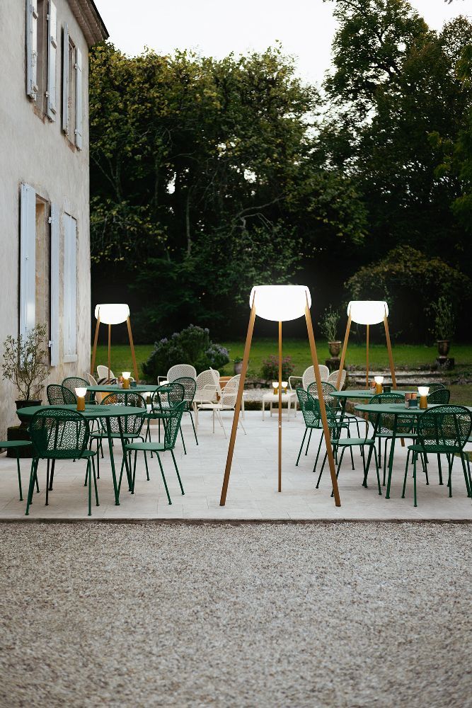 Yunos Solar LED Floor Lamp Outdoor Fermob