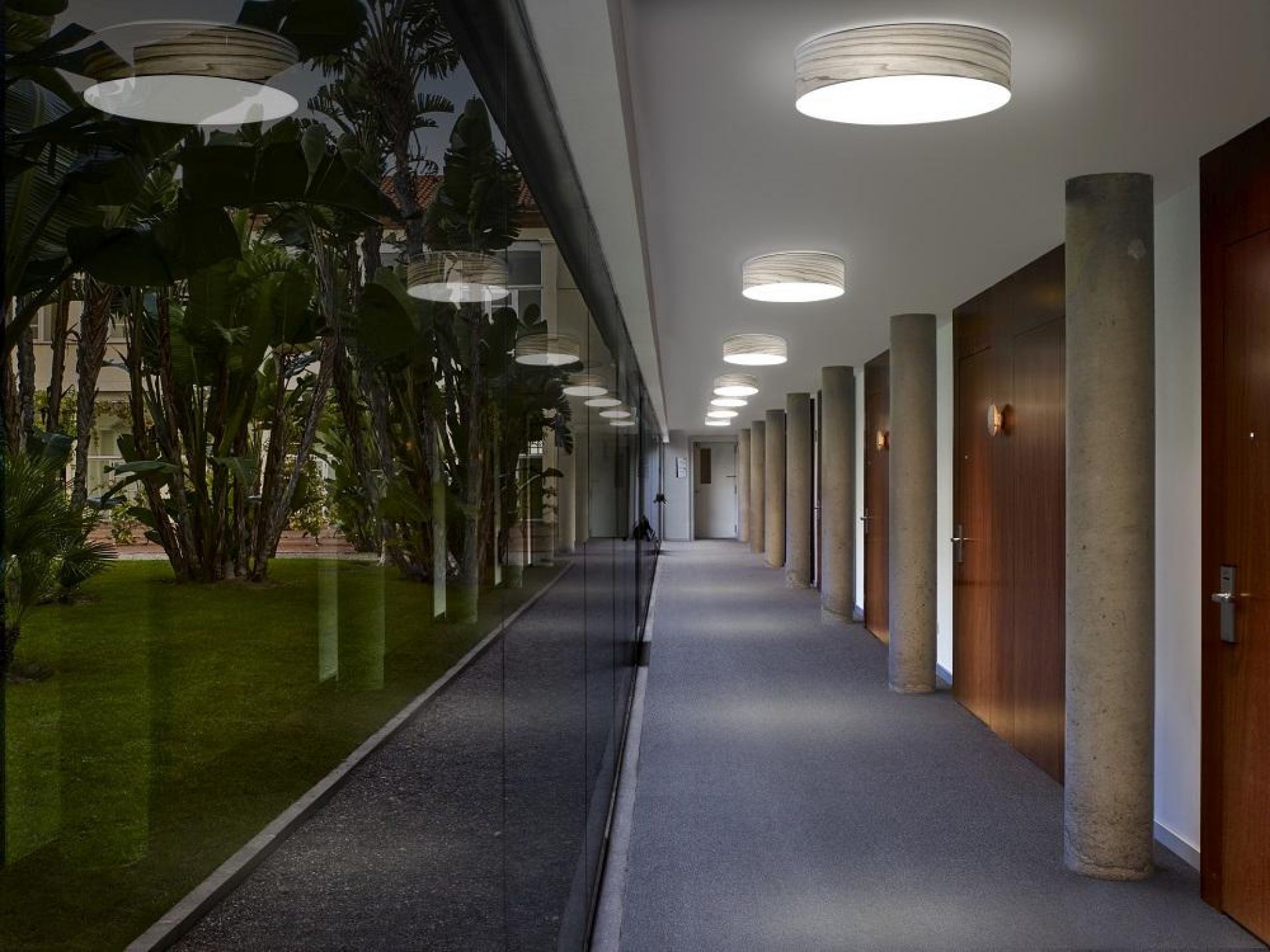 Gea G30 LED Wall lamp / Ceiling lamp medium LZF Lamps 25 Orange