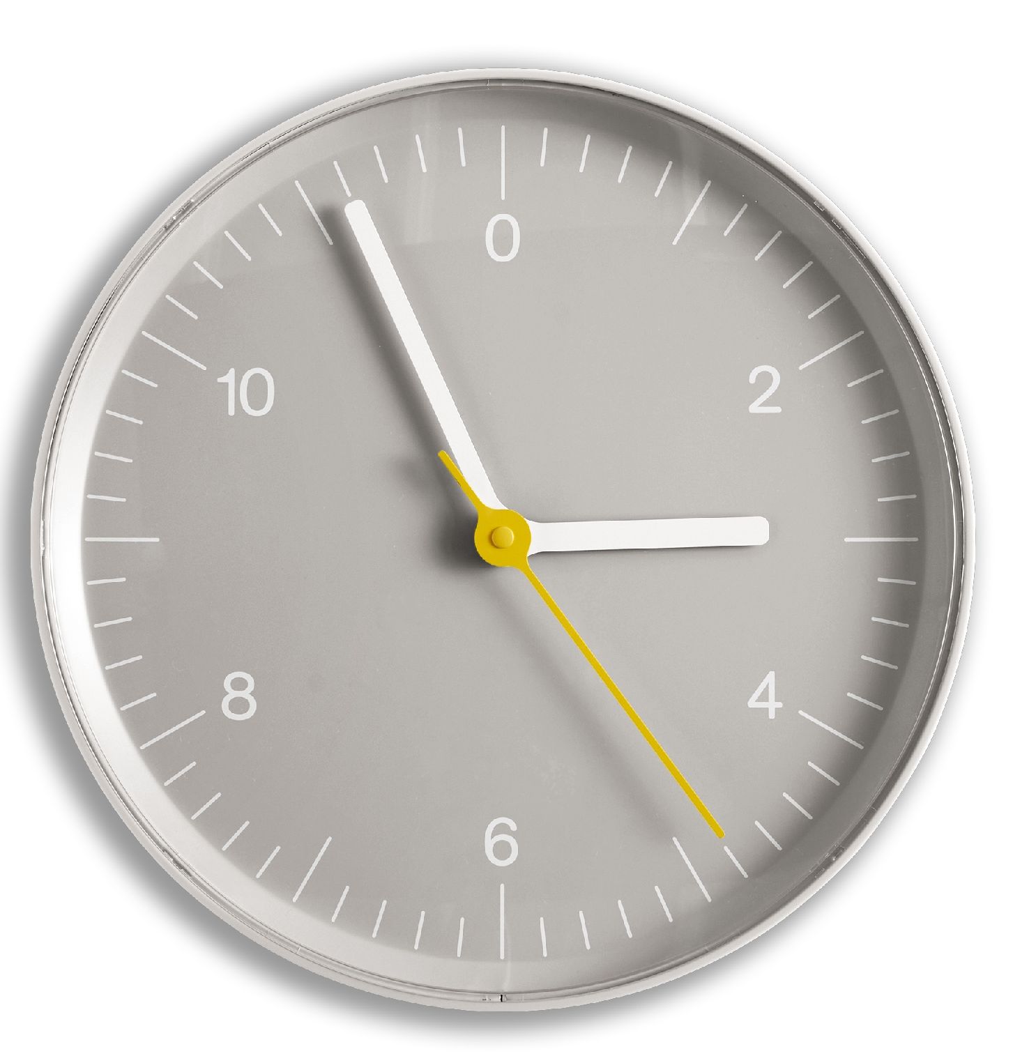 Wall Clock Hay Grey