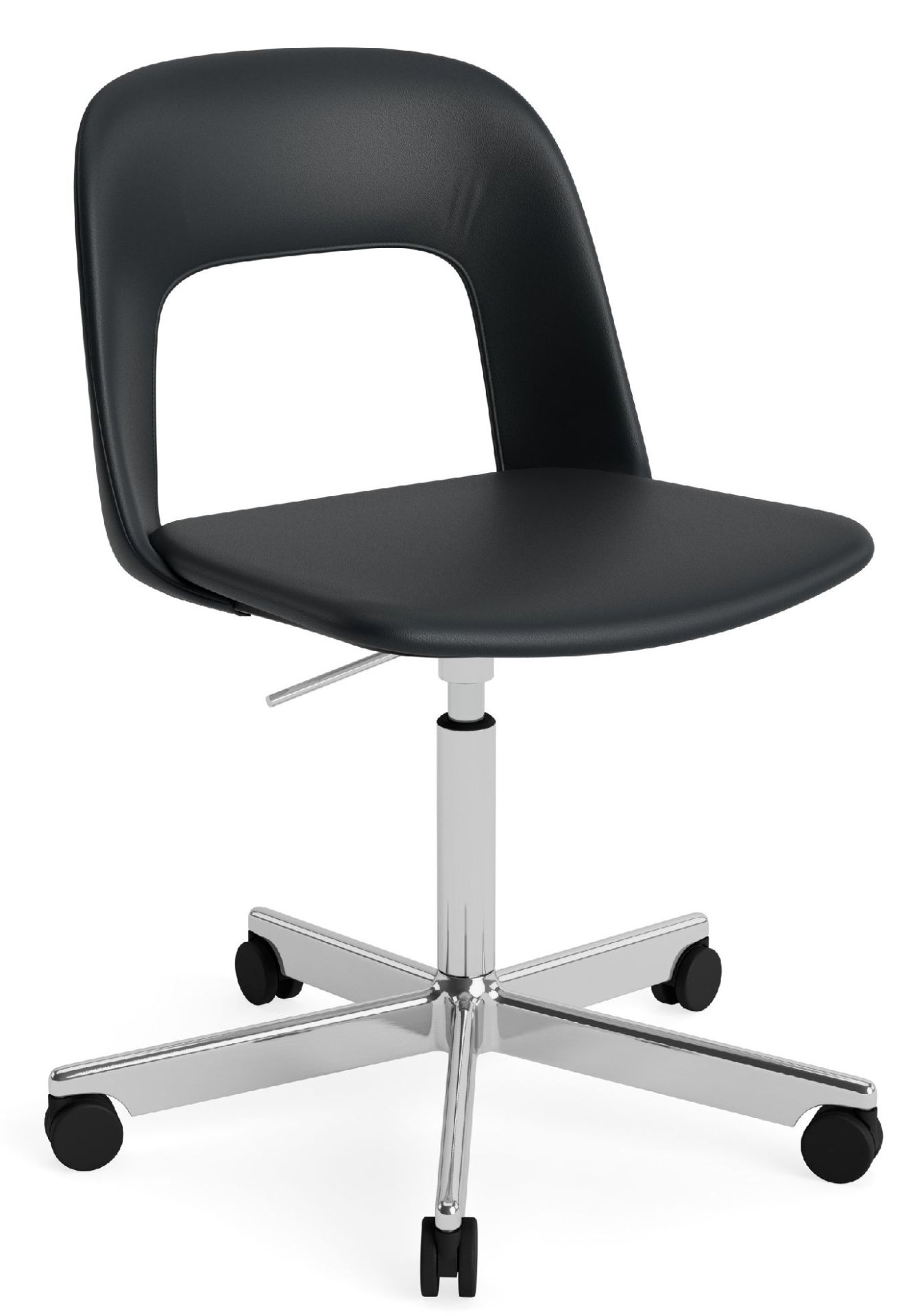 Layout Side Chair 144 5-star swivel base chair Hay 