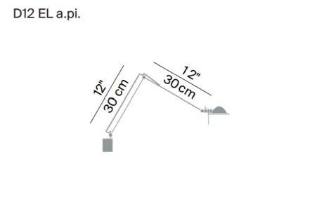 D12 Berenice wall lamp Luceplan