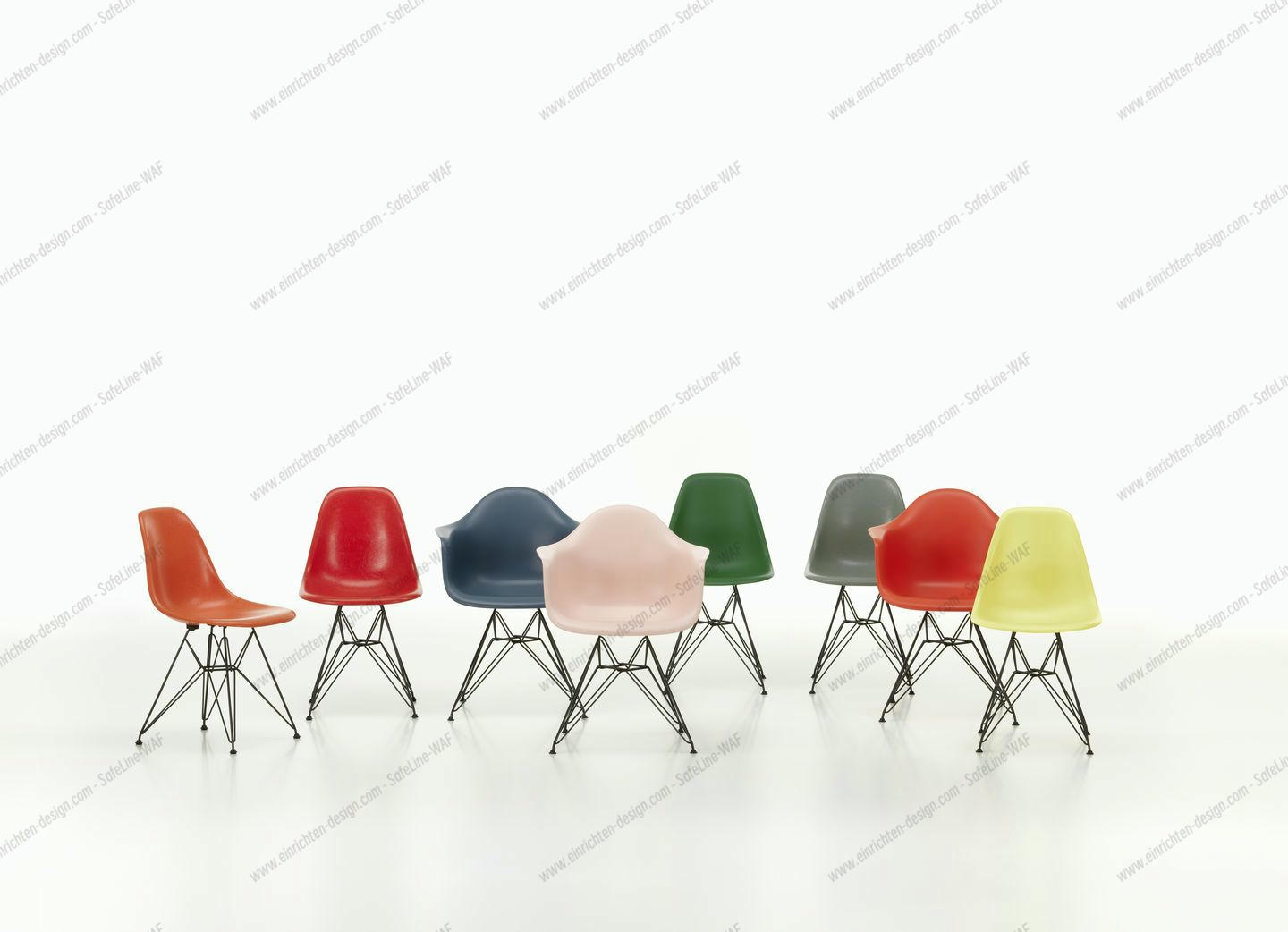 Eames Fibreglass Chair DSR Chair Vitra