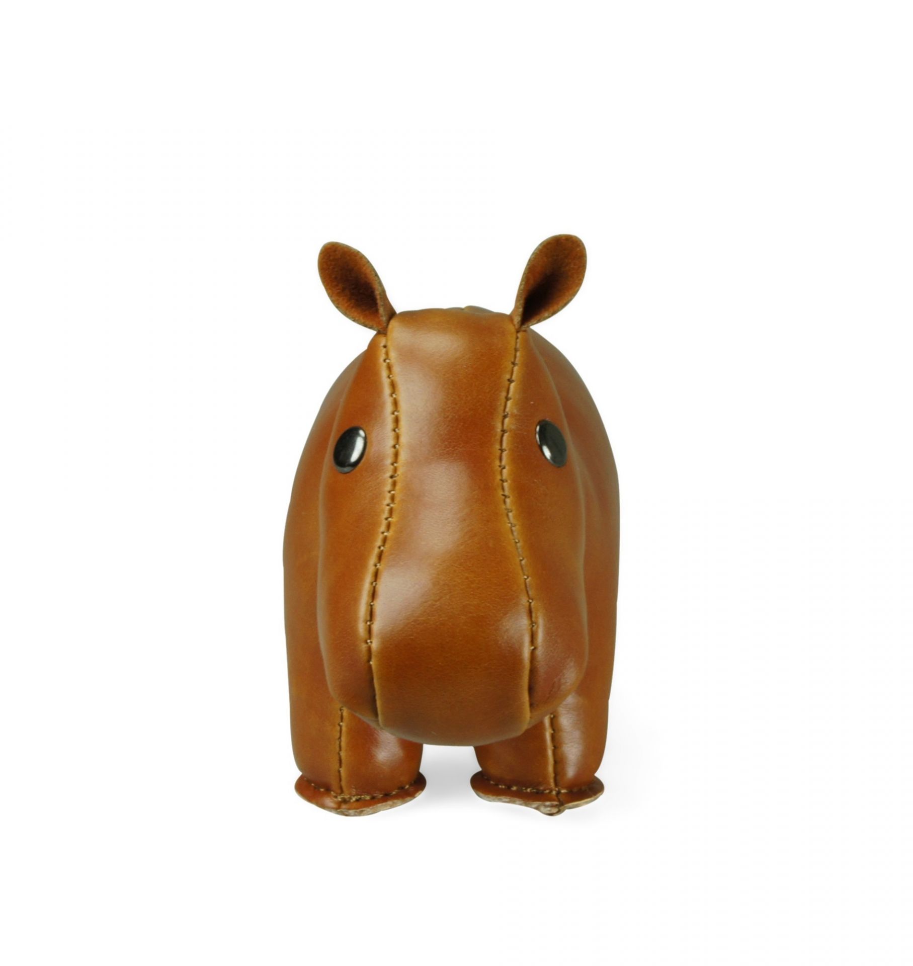 Paperweight Classic Hippo Tan/White Züny