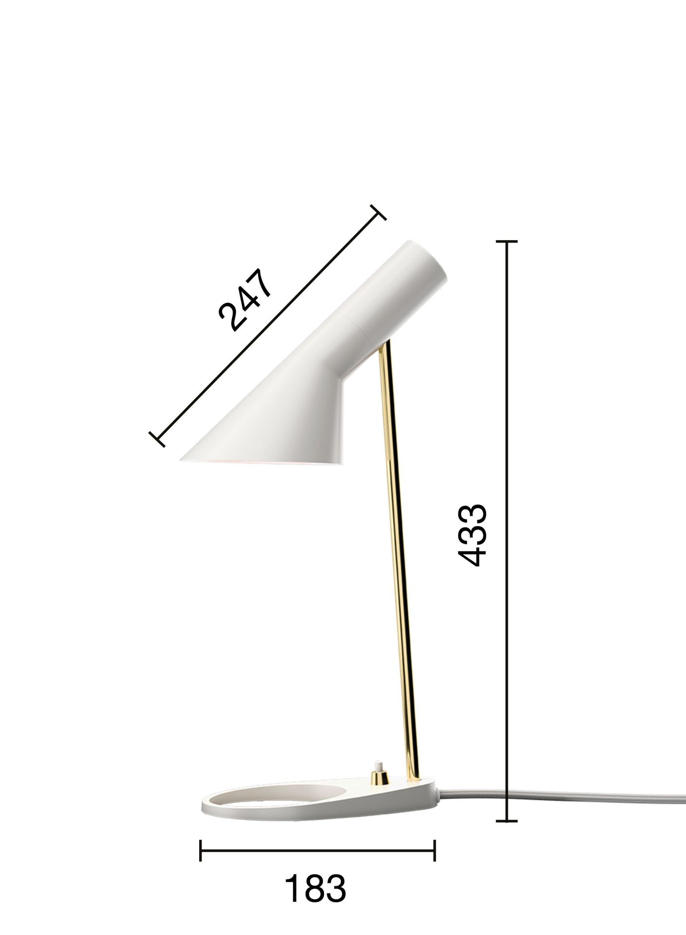 AJ Mini anniversary edition table lamp Louis Poulsen LIMITED EDITION