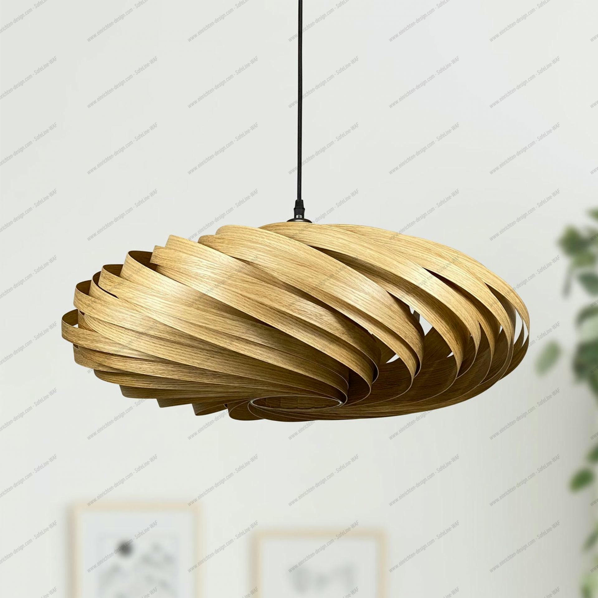 Veneria Pendant lamp Ø60 cm Oak Gofurnit
