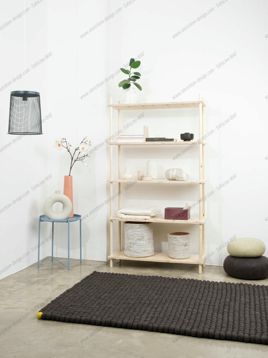Big One Rectangular Felt carpet 180 x 260 cm myfelt Anthracite