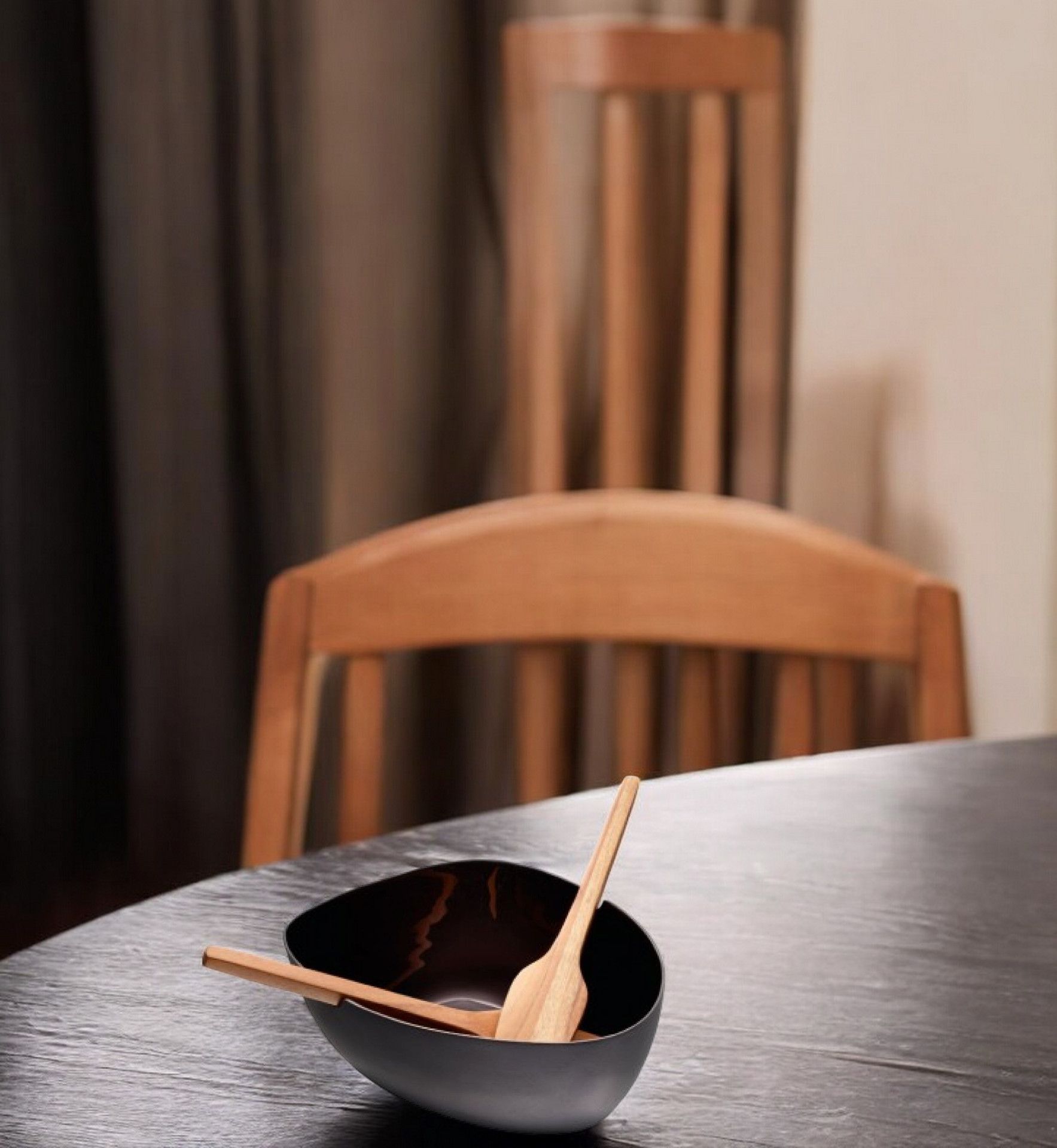 Boat salad bowl with cutlery Philippi SINGLE PIECES