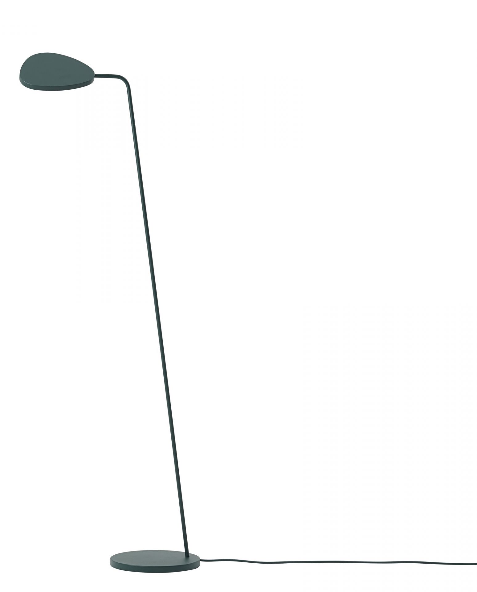 Leaf Floor Lamp Muuto Copper Dark green
