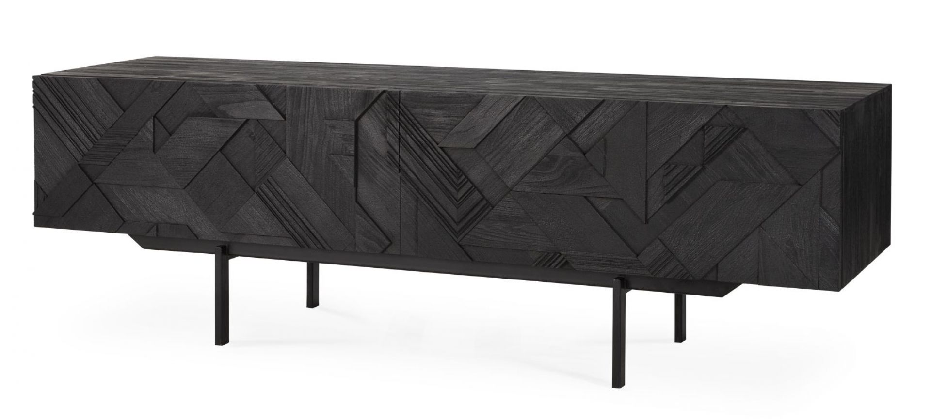 Graphic TV cupboard Teak Ethnicraft