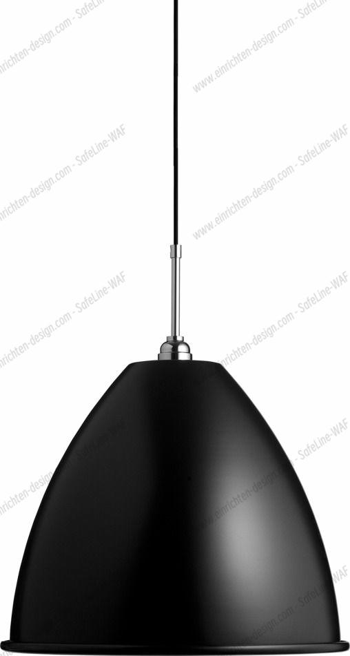 Bestlite Pendelleuchte BL9 in Schwarz und Chrom von Gubi, moderne Hängelampe für Wohnräume.