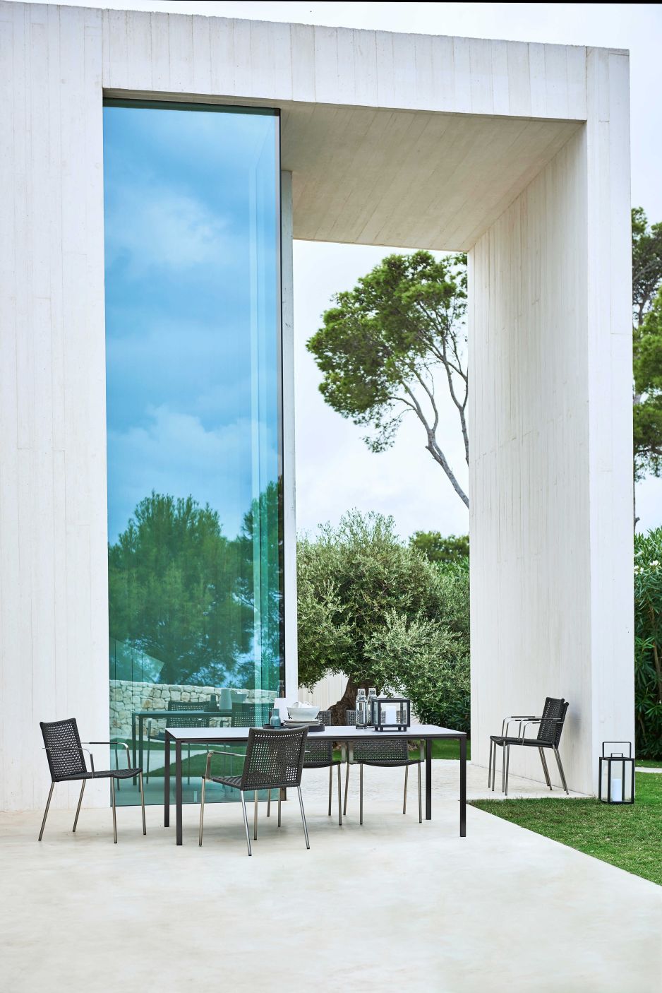 Straw Outdoor armchair Cane-Line
