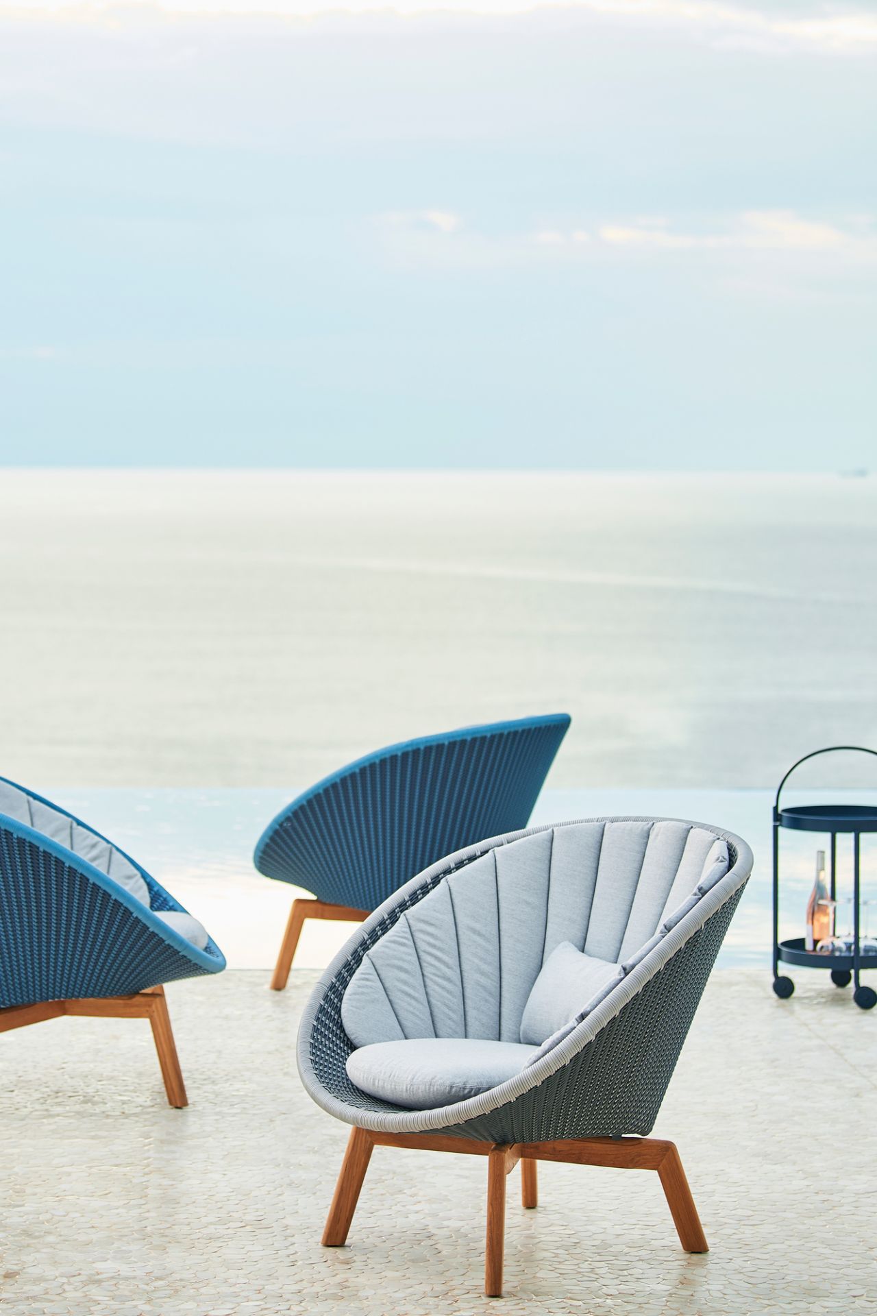 Peacock Outdoor Lounge chair Fiber Cane-Line