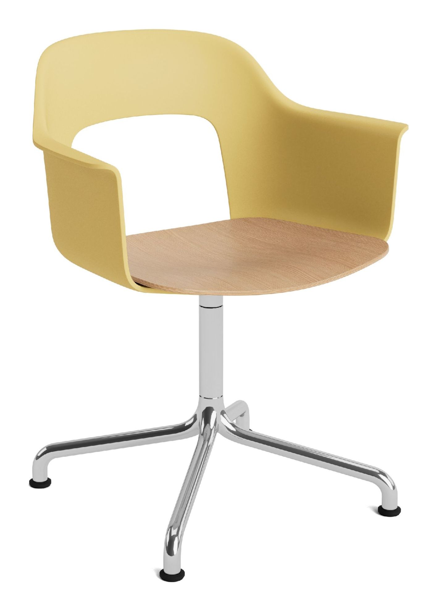 Layout Armchair 252 Armchair 4-star base swivel base with curved base Hay  