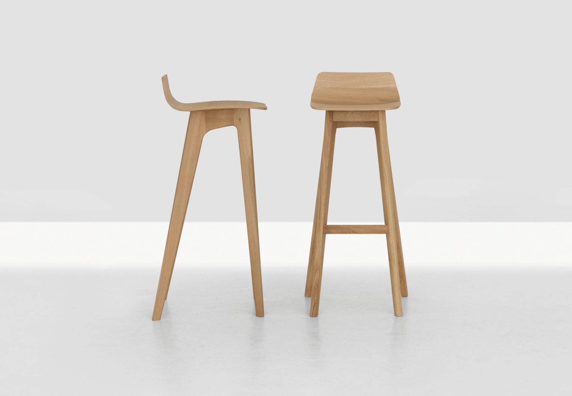Morph Bar bar stool seat height 80 oak Zeitraum