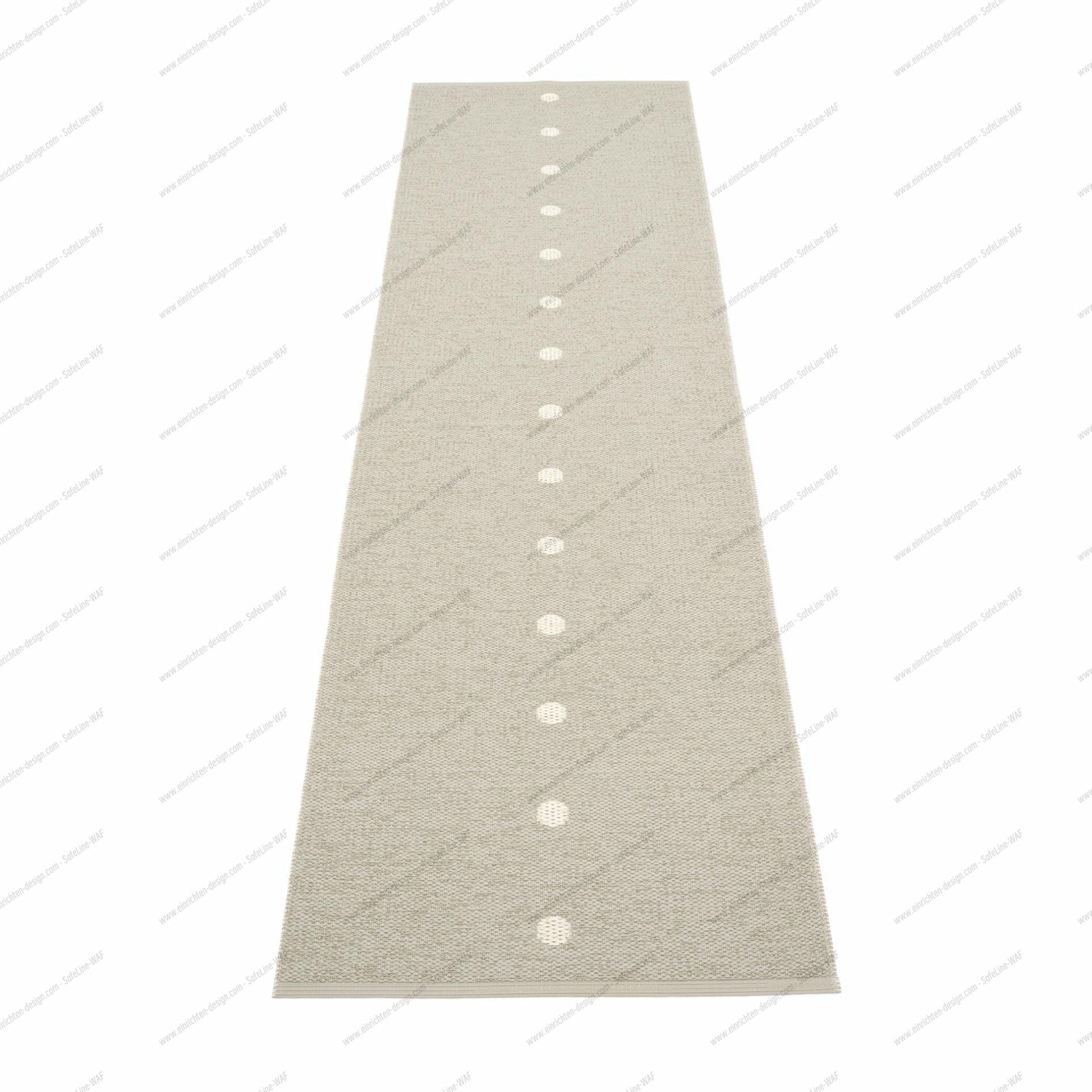 Peg Plastic Carpet 70x280 cm Pappelina linen