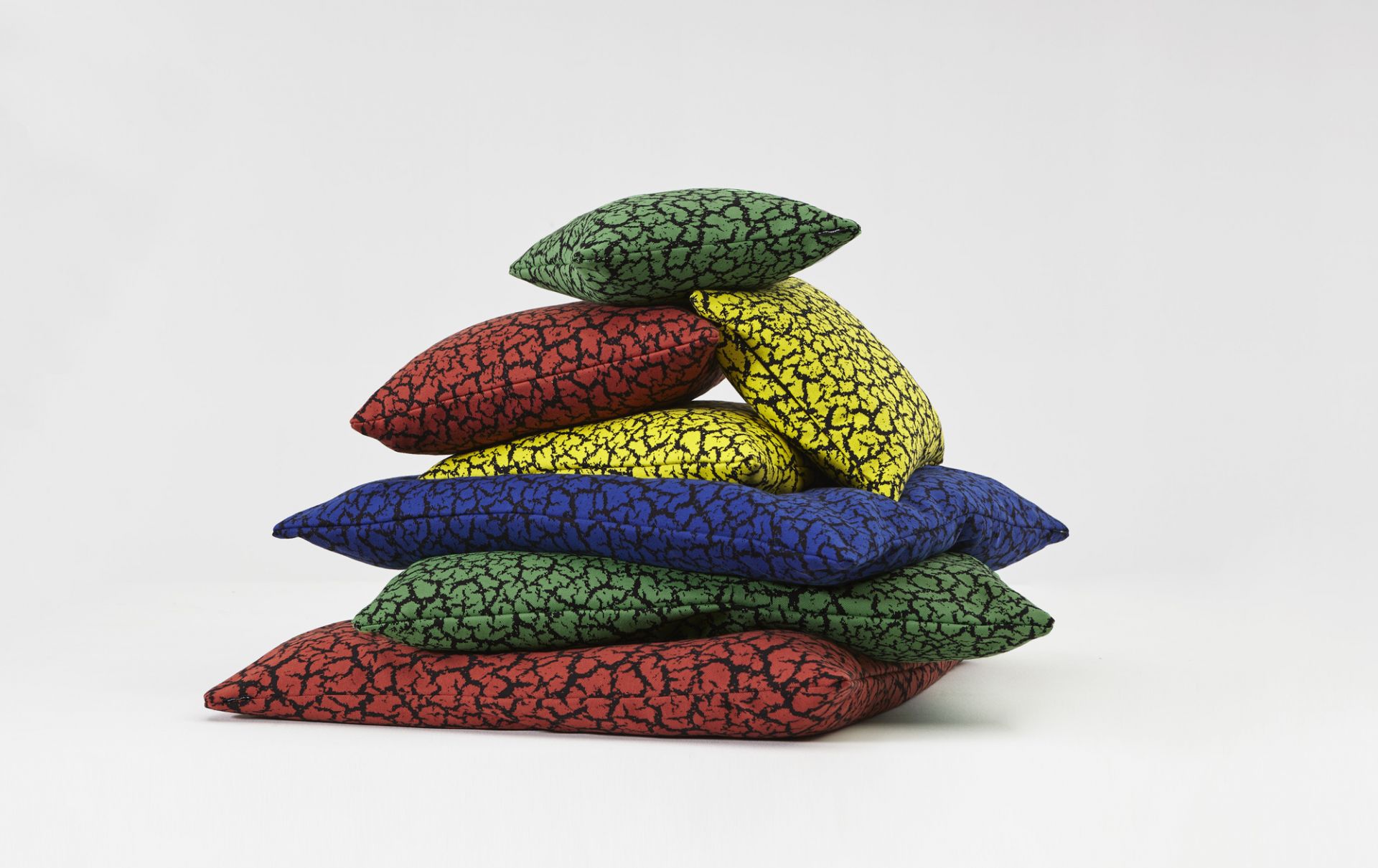 Rift cushion brick red 66x66 Sancal